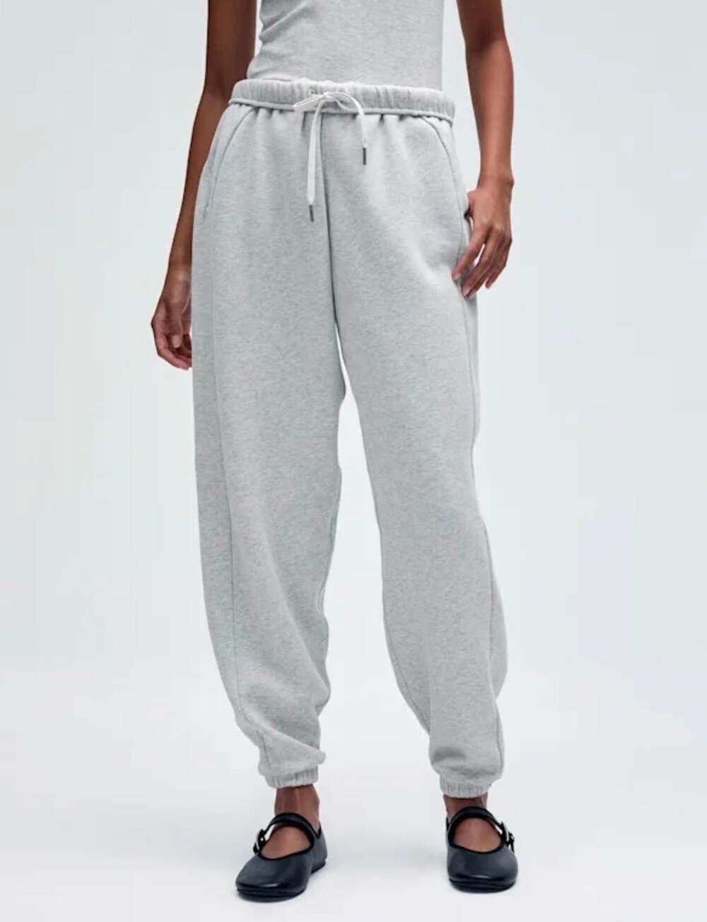 Lululemon Scuba Oversized Jogger Sweatpants Light Heathered Gray Women Small